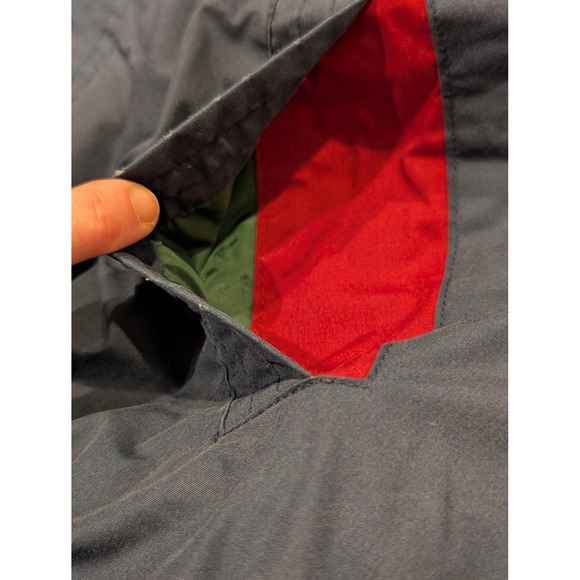 Vintage Towncraft Jacket Mens Large Blue‎ Insulated Bomber Quilted Zip Snap 90s - Picture 9 of 13